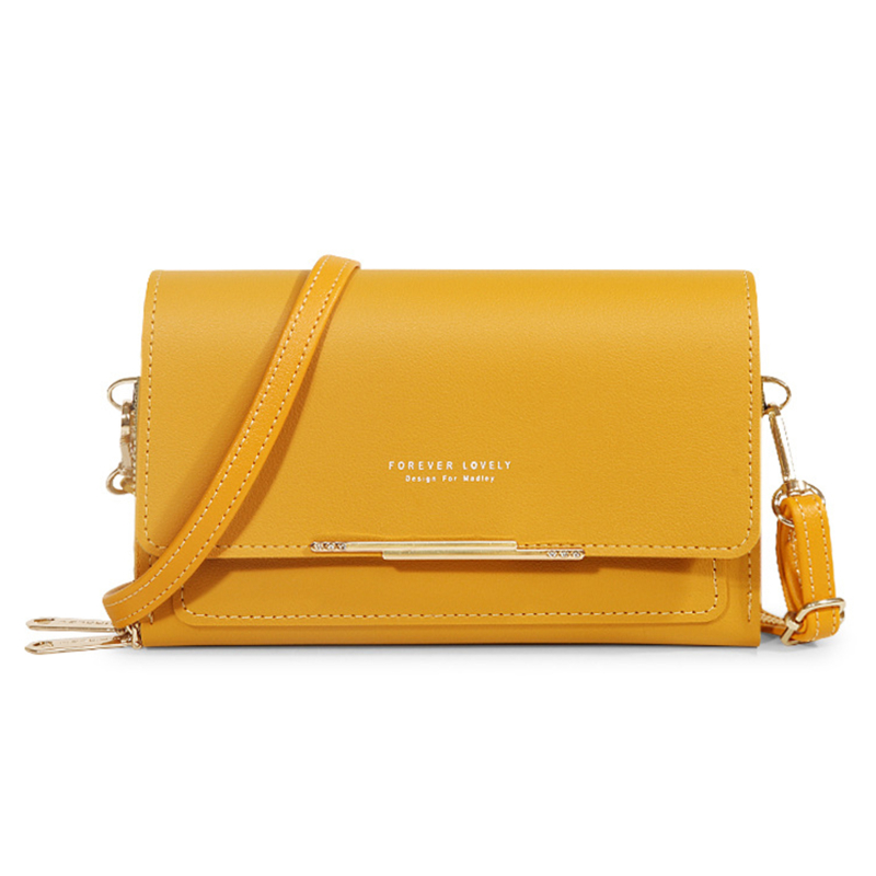 Women's Wallet Korean Handbag Multi Card Large Capacity Casual Shoulder Bag Mobile Phone Packet Style: SKY BLUE