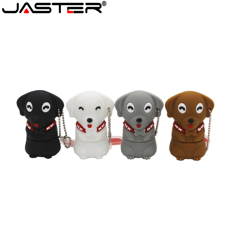 JASTER Del cucciolo Del Fumetto Del USB Flash Drive Pen Drive 32GB 64GB Pendrive 4GB 8GB 16GB Flash scheda di memoria Memory Stick