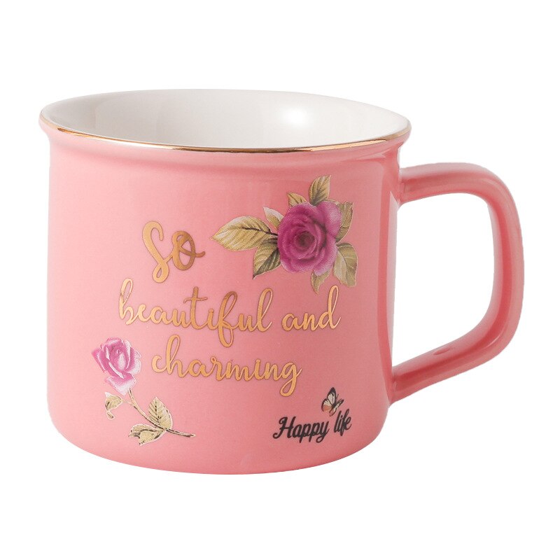 Gullemalje krus, kaffemelk kopper hånd keramisk kopp minimalistiske keramiske krus, par kaffekopp drinkware