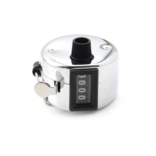 4 Digit Number Portable Handheld Hand Tally Mechanical Palm Clicker Counter