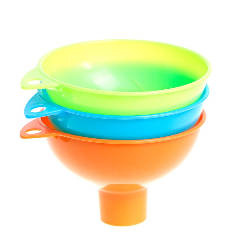 Kitchen Funnel - Wide Mouth Durable Plastic Reusable for Oil Fuel
