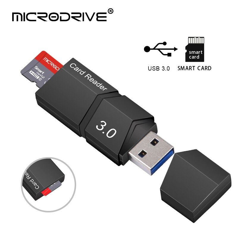 Top TF Card 8GB 16GB 64GB Class 10 Waterproof The Memory Card 32GB 128G 256G cartao de memoria mini sd card adapter: USB3.0 card reader