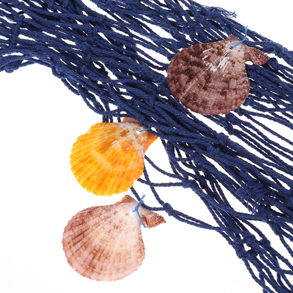 100*200Cm Mediterrane Stijl Decoratieve Vis Netting Marine Visnet Wanddecoratie Fotograferen Achtergrond