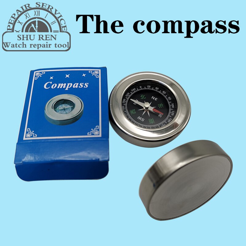 Draagbaar buitenkompas, licht handzaam draagbaar buitenkompas, multifunctioneel metalen richtingsmeetinstrument