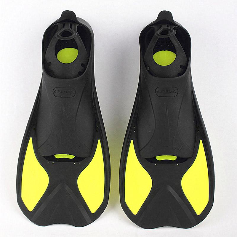 Snorkelen Duiken Zwemmen Vinnen Volwassen/Kids Flexibele Comfort Zwemmen Vinnen Dompelpompen Voet Kinderen Vinnen Flippers Water Sport: black / M