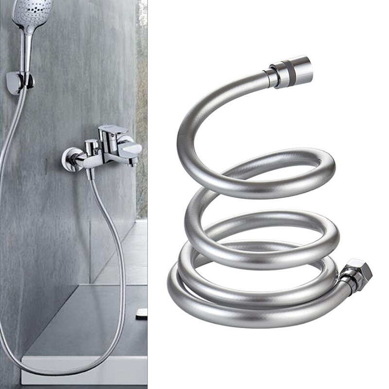beste pvc høytrykksfortykning anti-vikling glatt dusjslange til dårlig håndholdt dusjhode fleksibel dusjslange -1.5m: misligholde tittel