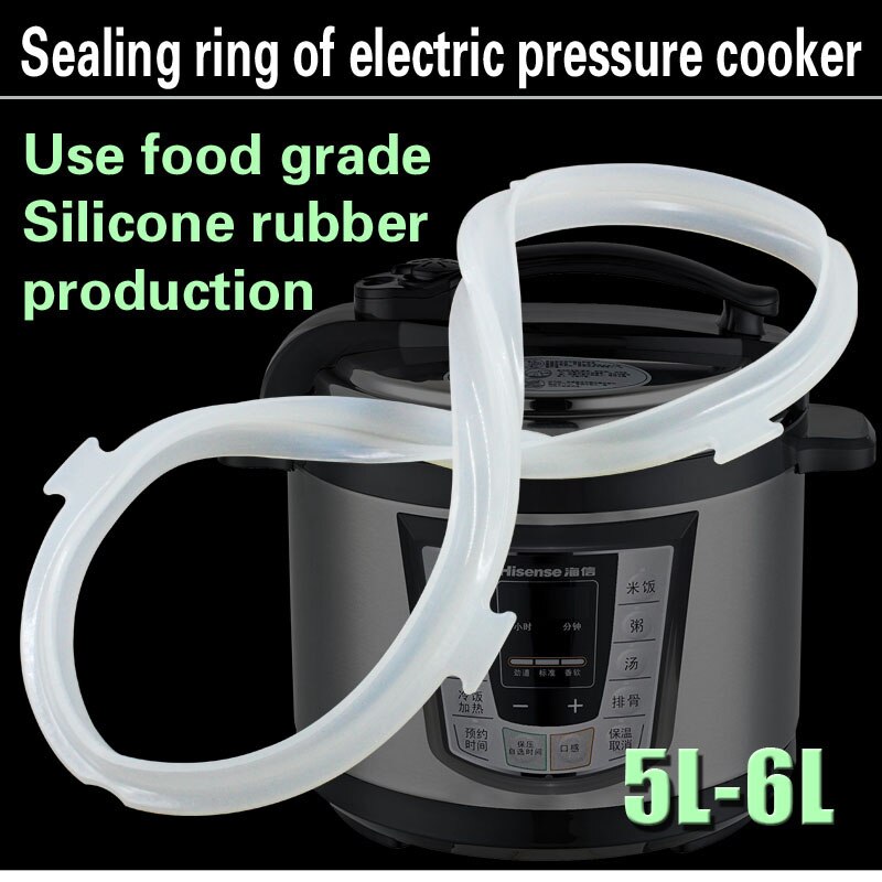 electric pressure cooker sealing ring 5L6L rice cooker apron accessories 24cm silicone gasket Authentic