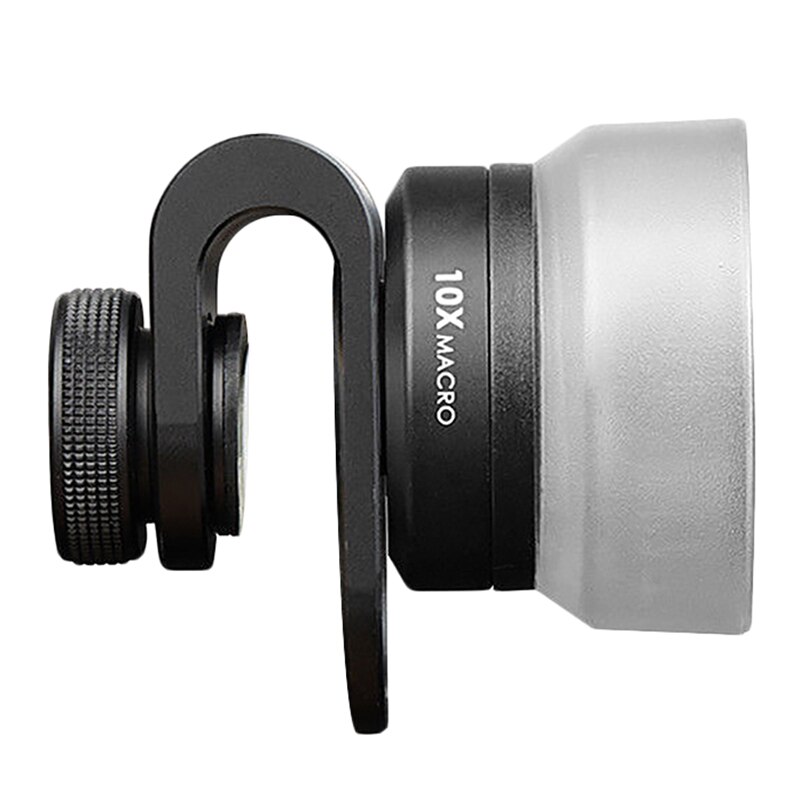 Pholes Professionale 4K Hd 25 Millimetri 10X Ampio Angolo di Obiettivo Macro per iPhone Android Fisheye Ritratto Teleobiettivo con clip