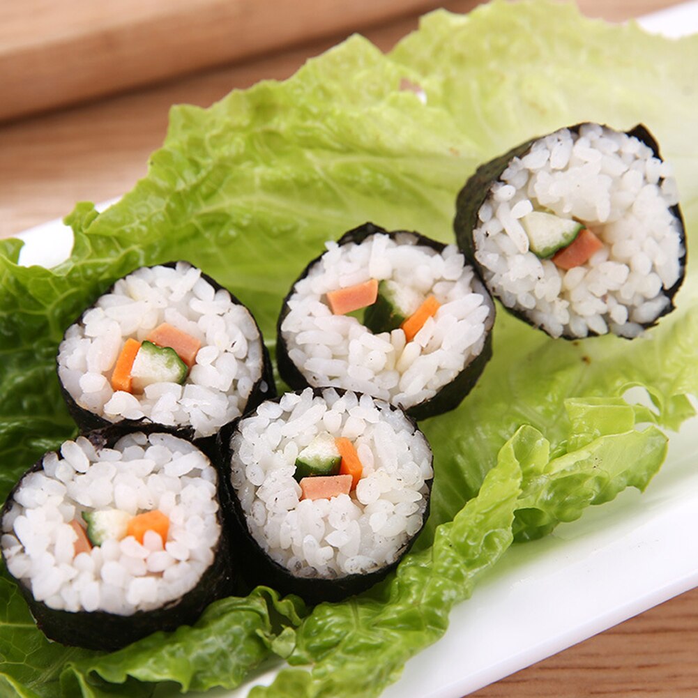 1 uppsättning diy sushi mögel risrulle matpress sushi maker mögel japanska hushållskökstillbehör