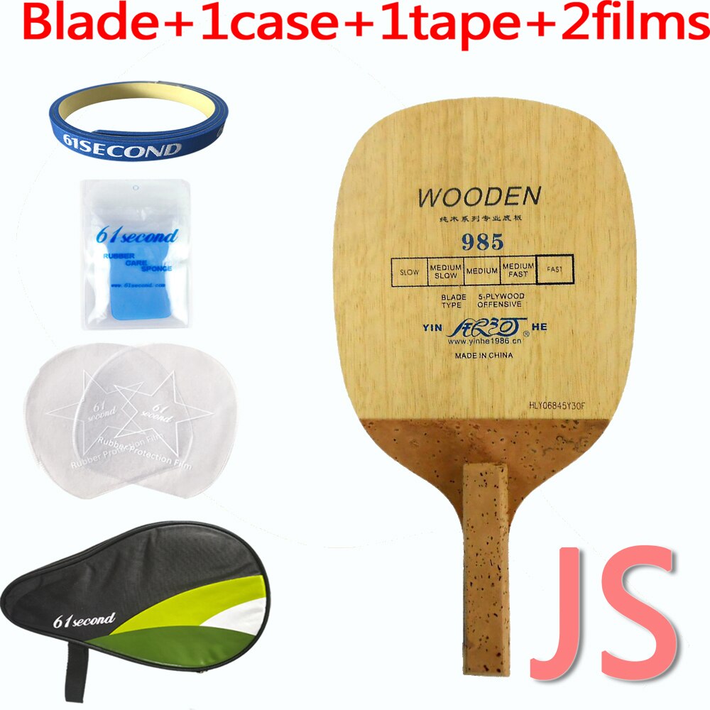 Original Yinhe Milky Way Galaxy Yinhe 985 Japanese penhold table tennis pingpong blade: JS with HM case