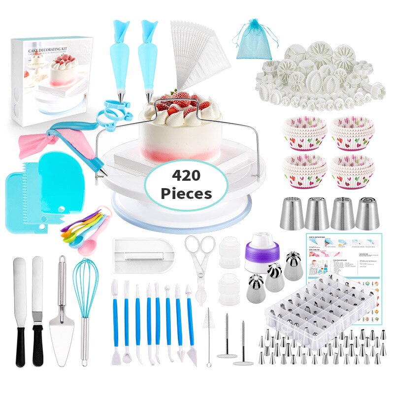 Multifunctionele Cake Decorating Set 420 Stks/set Roestvrij Pastry