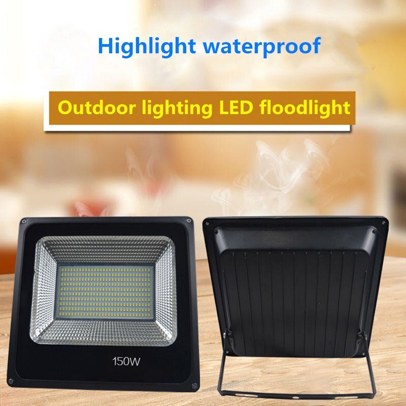 220v led projektlys lampe 50w 100w 500w høj pf vandtæt  ip65 ip65 udendørs projektør søgelys reklame projektør lys