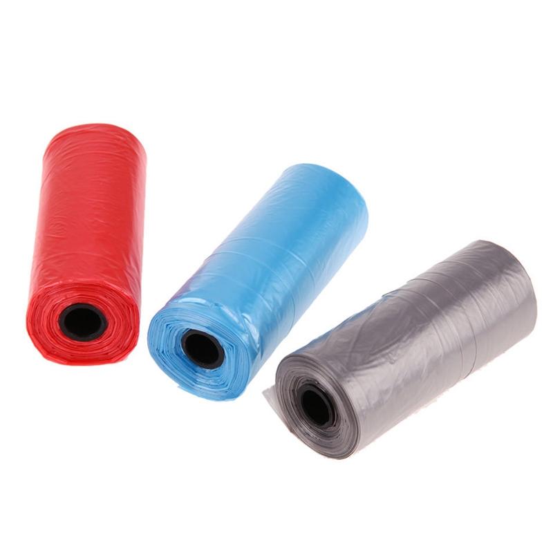 1 Roll Pet Dog Poop Bags Puppy Waste Poo Pick Up Clean Bag Random Color-20