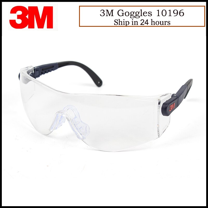 3M 10196 Safety Goggles Eye Protection Anti-Shock /Dust and Sand Splash Wind Mirror KL0427