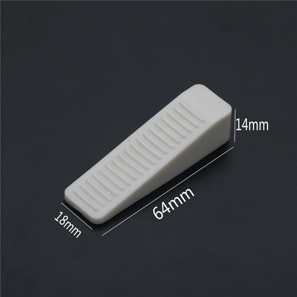 4pcs/pack Rubber Door Stop Stoppers Block Wedge Doorstops Clear White Door Stopper Home Office Usage