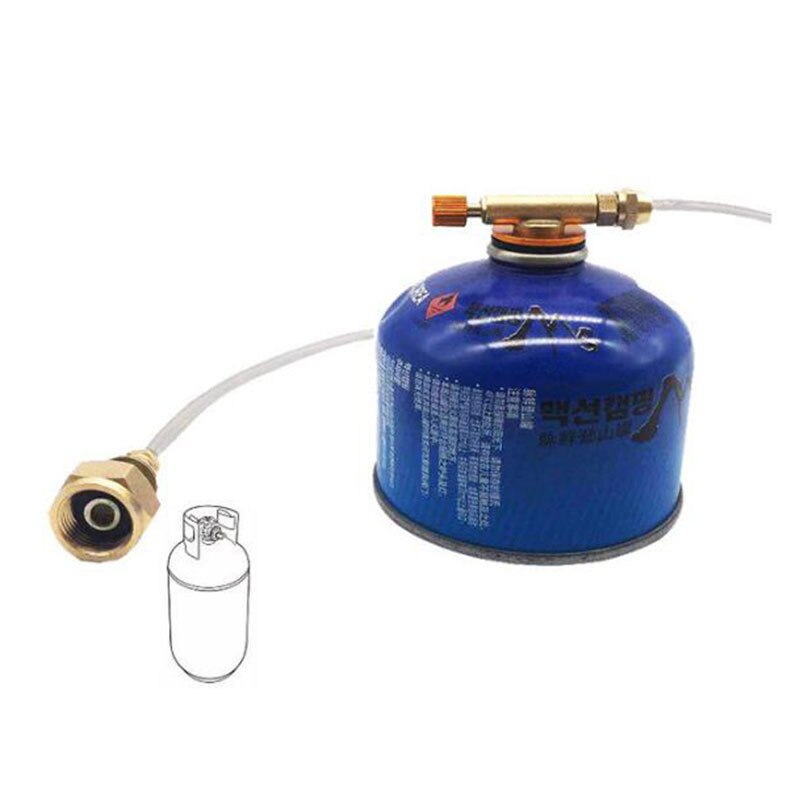 Adaptador de recarga de propano para estufa de Gas de acampada al aire libre, acoplador de tanque, accesorios de carga de Gas