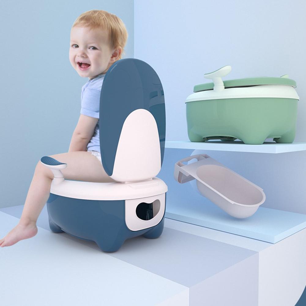 Children's Splash-proof Baby Potty Plastic Road Pot Infant Potty Training Cute Baby Toilet Safe Kids Potty Trainer Seat Chair WC