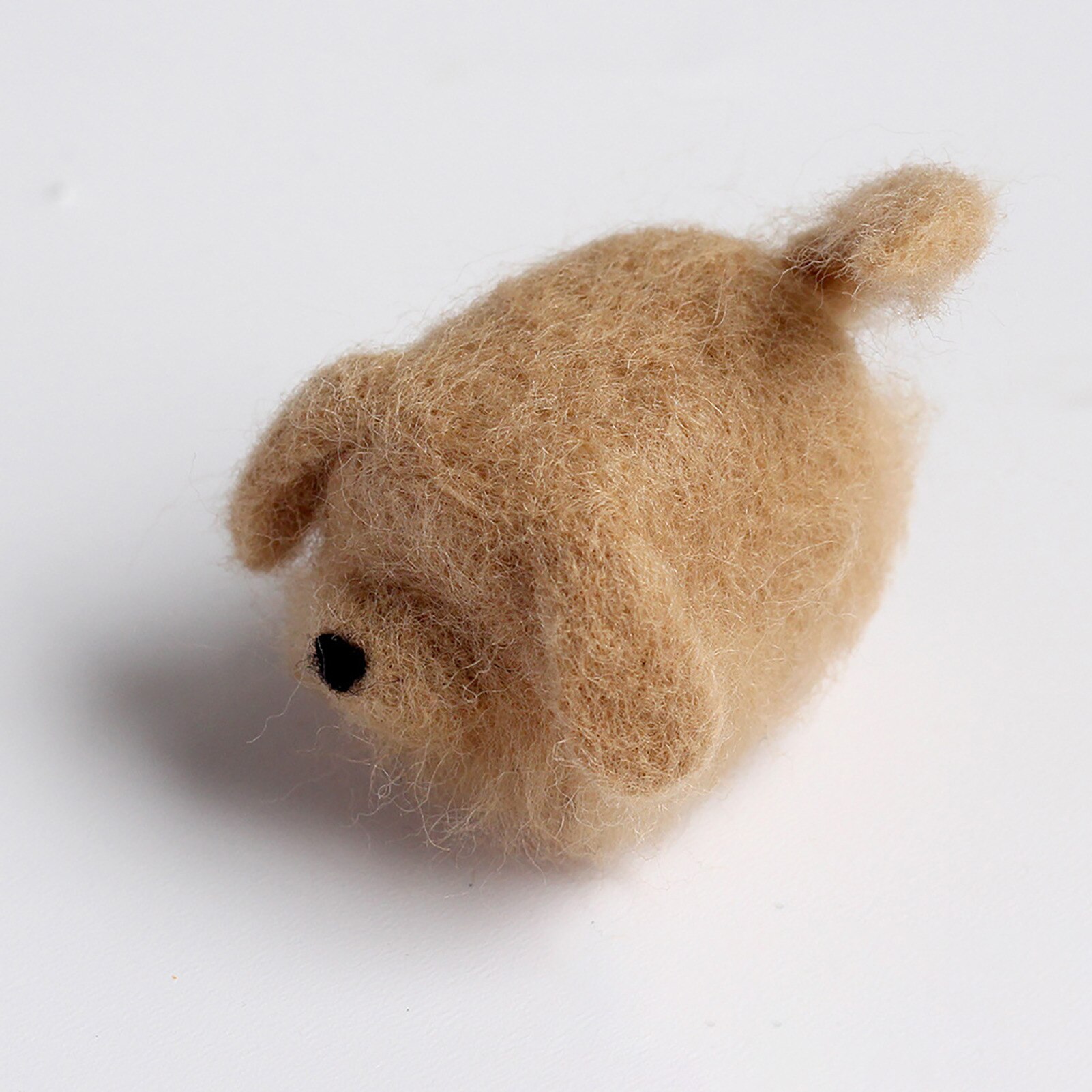 Handmade Cartoon Pet Dog Series Wool Felt Needle Poked Material Package Kitting DIY Husky Samoyed Dogs Wool Felting Animal: 1