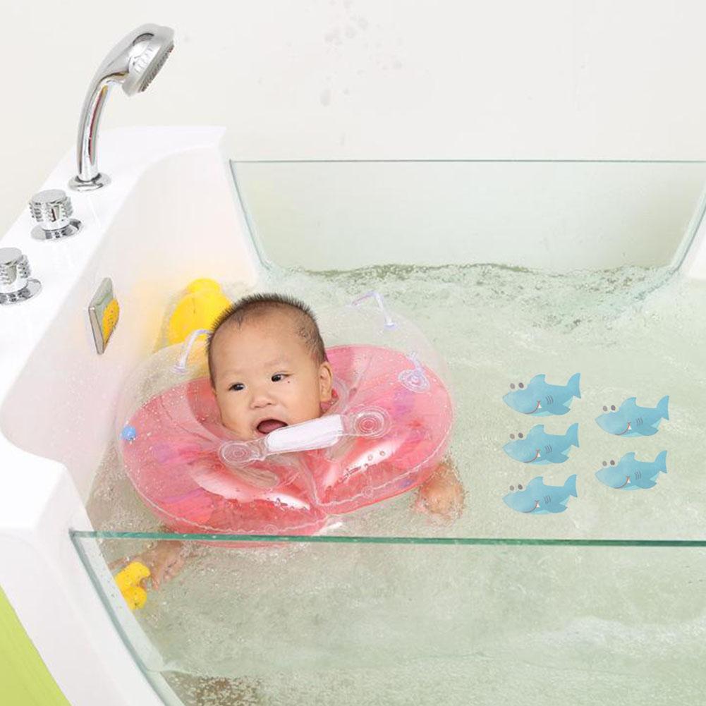 Pegatinas de baño antideslizantes para bebés, alfombrilla de bañera para baño, suelo de ducha, 5 uds.