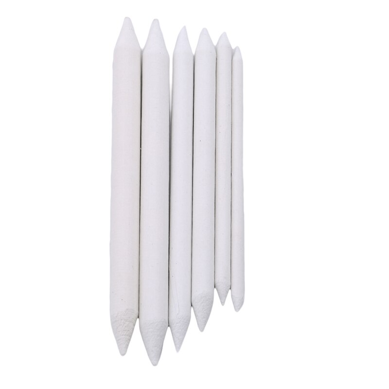 Stylo de Correction essuie-glace | Croquis du papier spécial, stylo blanc, stylo de tache, stylo de lingette en papier de riz, outil de dessin artistique, brosse à peinture, fournitures d'art 6 pièces: Default Title