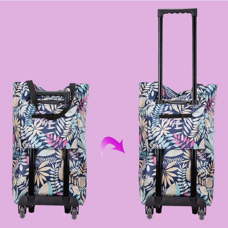 Kleine Pull Winkelwagen Carrying Boodschappentas Outdoor Camping Opvouwbare Trolley Thuis Winkelen Trailer De Markt