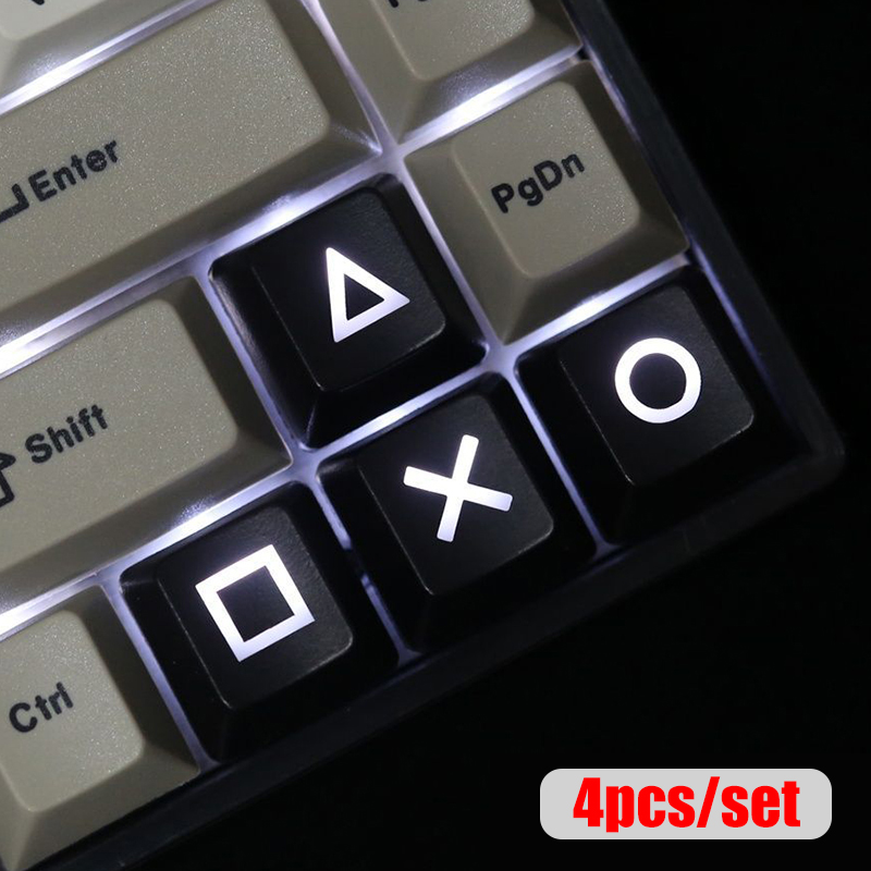 Red Pixel Heart Keycaps Set Van Esc Enter Wasd Arrow Key Caps Voor Mechanisch Toetsenbord Oem Profiel Abs Materiaal Double Shot: Roze