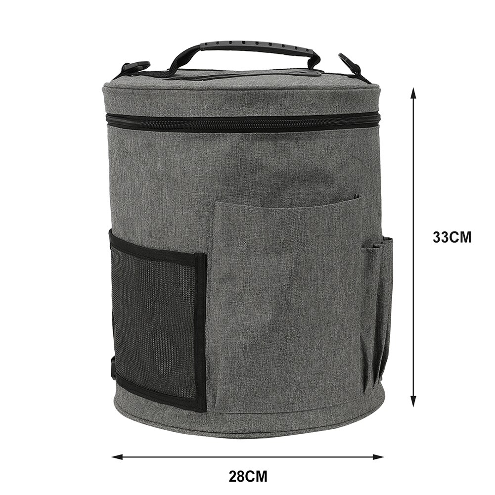 Breien organisatie haaknaalden garen opbergtas diy organizer houder diy kleding reis garen houder tas: 03