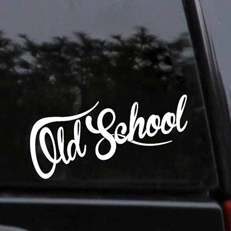 Old School Car Sticker Auto Euro Vinyl Oldstyle Vintage Vinyl Decals Waterproof