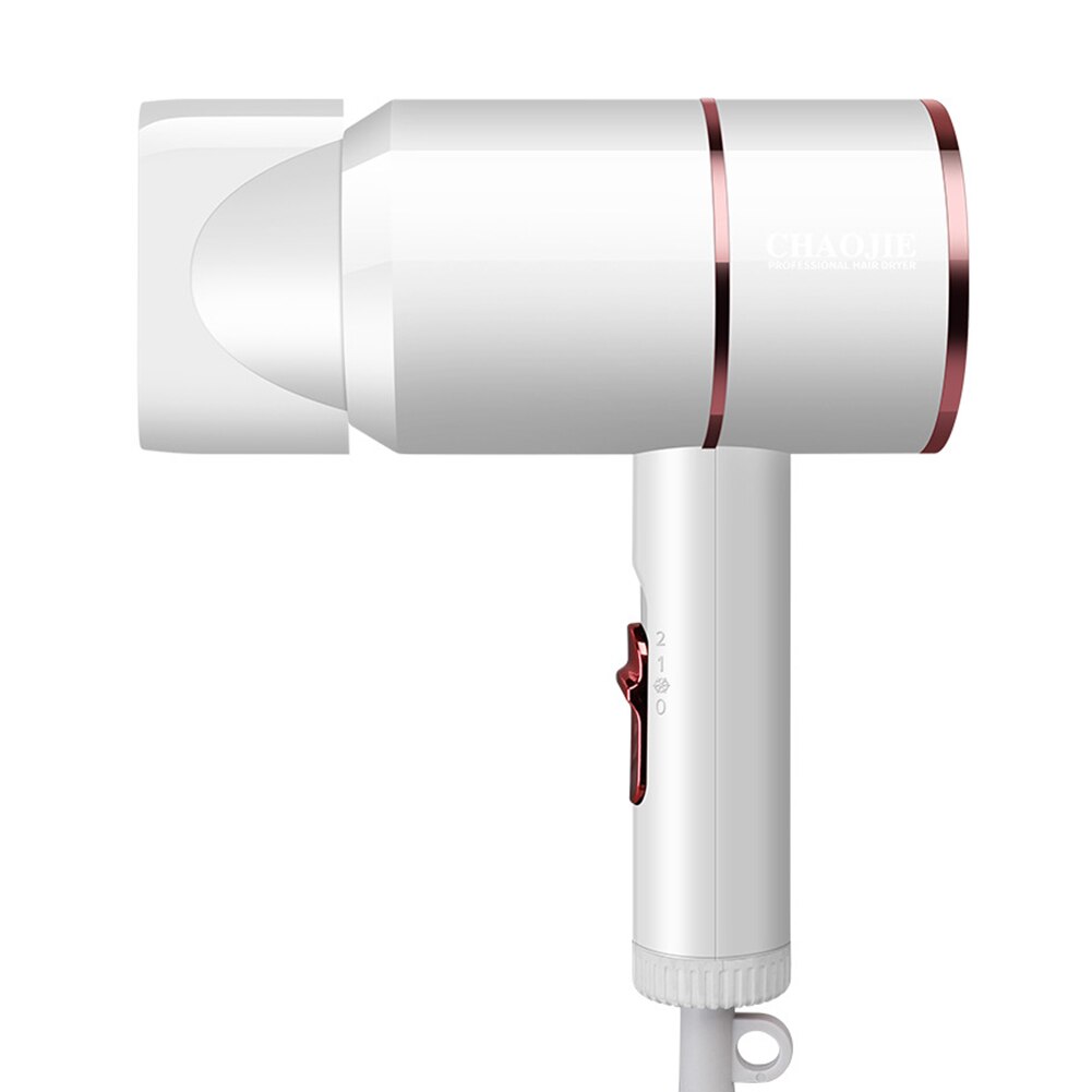 1000W 3 Speeds Hair Dryer High Power Hammer Electric Air Blow Dryer US Volumizer for Students Home Appliances: White