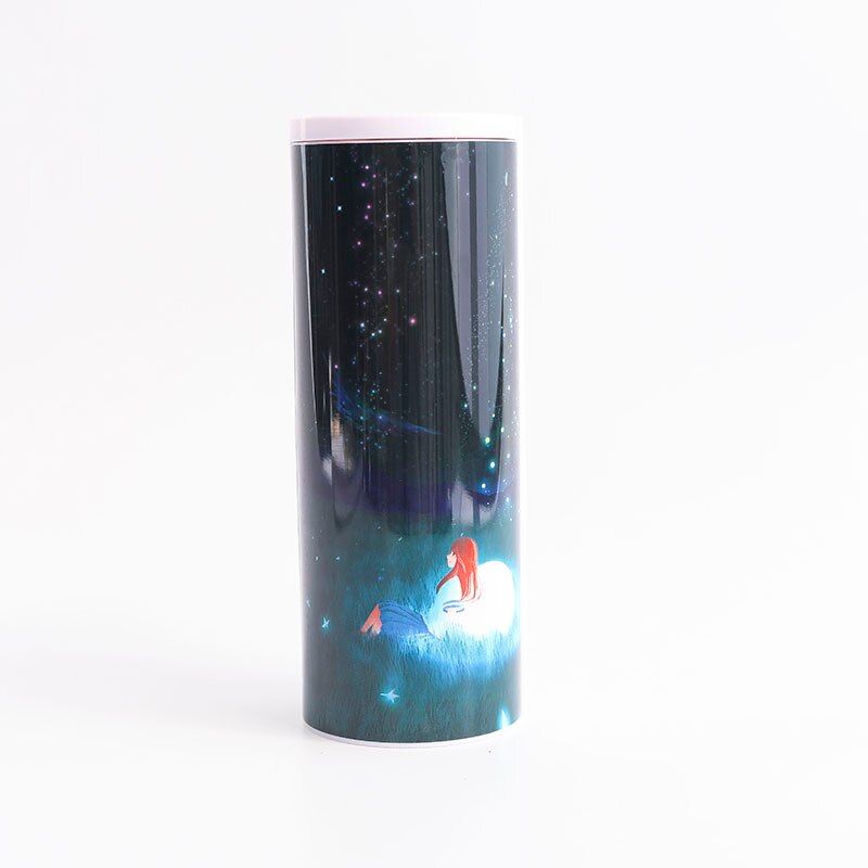 Stationery Box Newmebox School Cute Pencil Case For Students Double-sided Plastic Torage Boxes Hunter In The Sky: Girl