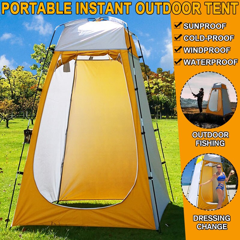 Portable Privacy Shower Toilet Camping Open Up Tent Camouflage Anti UV function Outdoor Dressing Tent Photography Tent