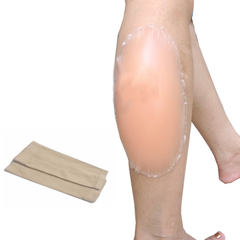 Silicone Leg Cover Bent or Thin Leg Silicone Calf Pad Body Beauty Self-adhesive Leg Pad