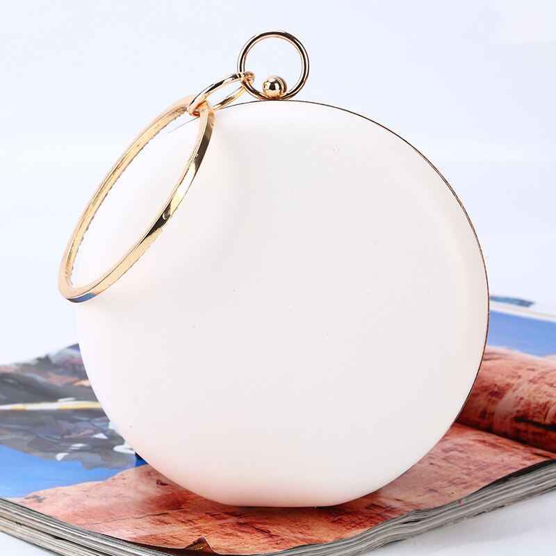 Sac de soirée circulaire, portefeuille de fête de luxe, organisateur de fleurs, pochettes, Mini porte-monnaie de mariage, LS0020