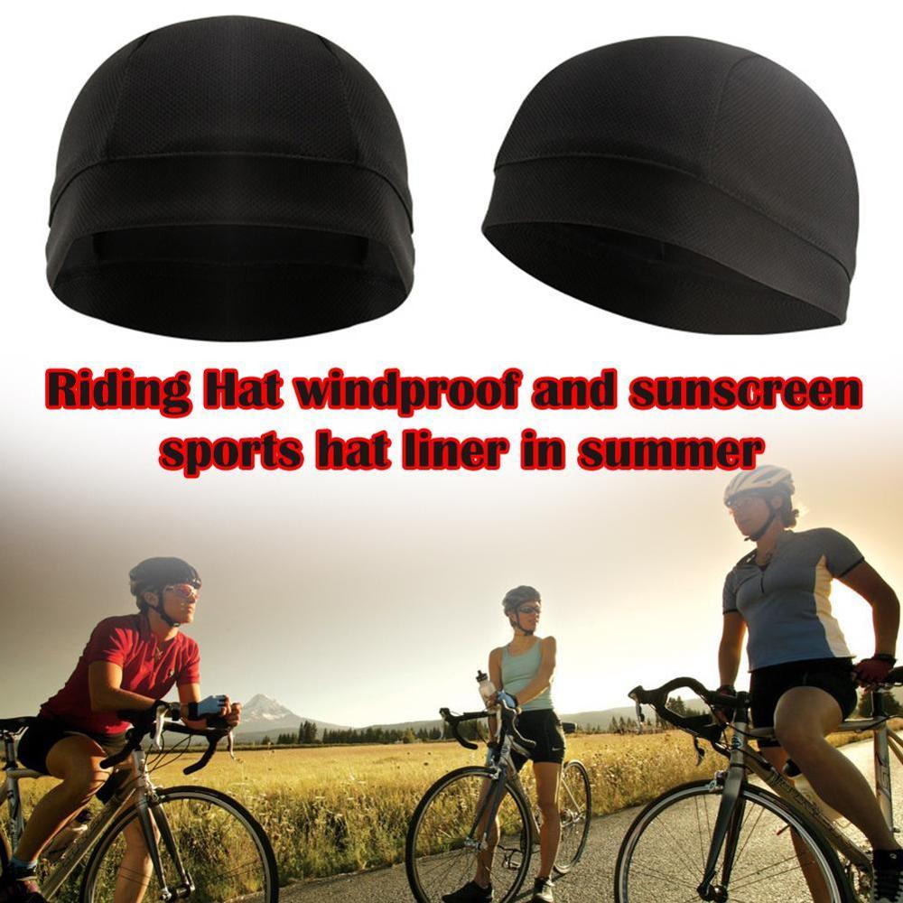 Motorhelm schedel binnenmuts coolmax hoed snel drogend ademende hoed racepet onder helm muts motorcrosshelm