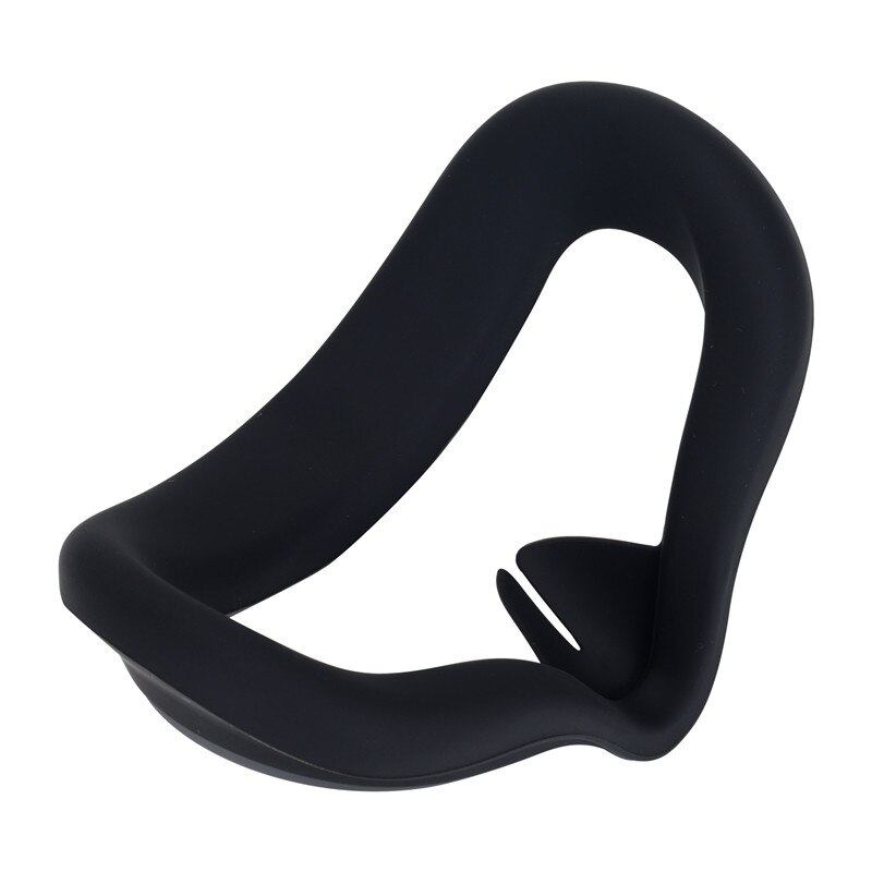 Masque pour les yeux en Silicone Oculus Quest2 VR, anti-poussière et anti-transpiration, adapté aux lunettes d&#39;ombrage: Black