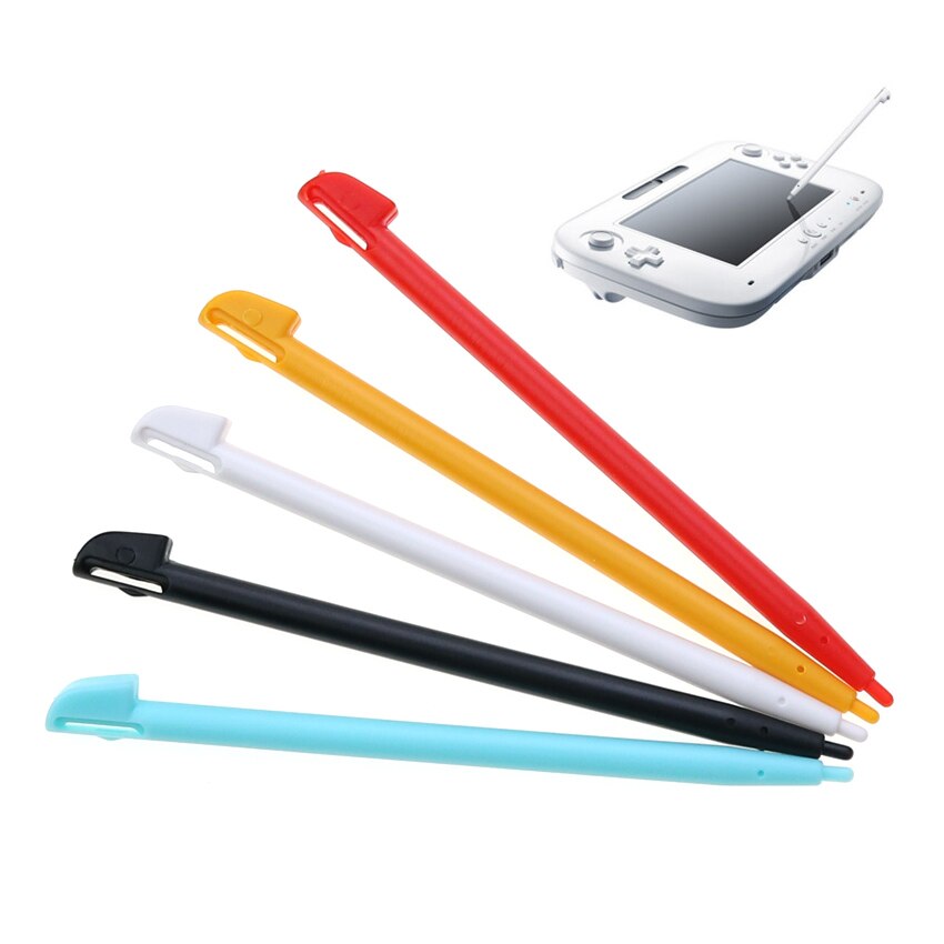 JCD 5PCS Plastic Stylus Pen Game Console Screen Touch Pen For Nintend Wii U WIIU Game Console