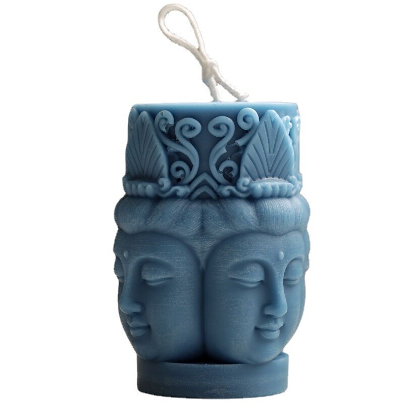 Budda foremka na świece w stylu chińprzejrzeć kultura buddyjska temat świeca zapachowa formy silikonowe robić odlewania świec dostarcza formy żywiczne