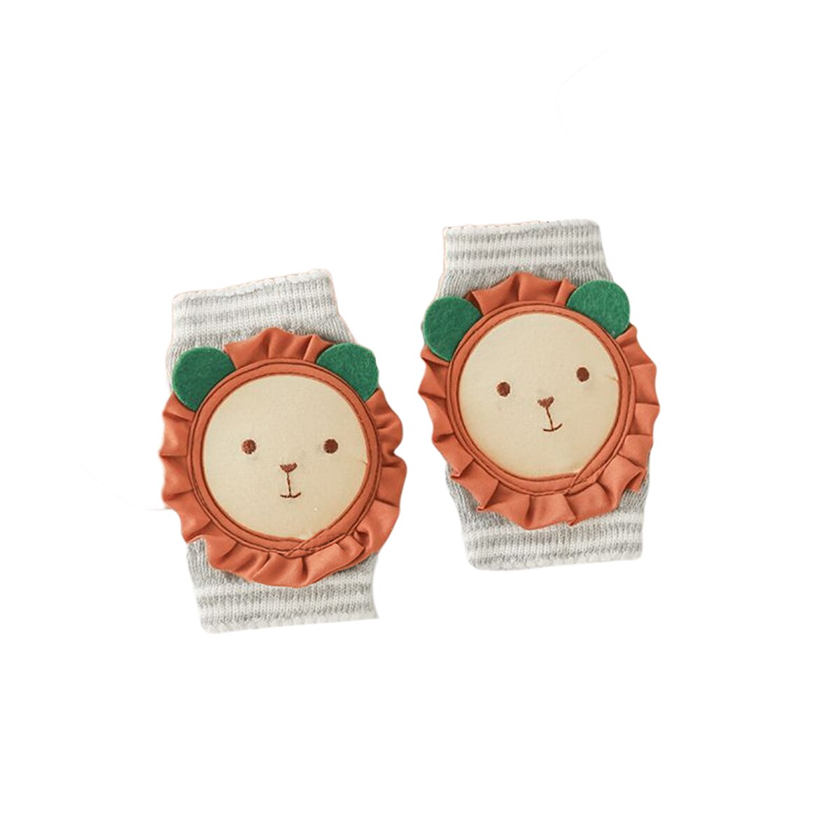 1-5T Baby Knieschijf Patroon Bunny/Puppy/Leeuw Zomer Kinderen Katoen Knie Pad Baby Kruipen knie Pads Mesh Ademende Protector: D