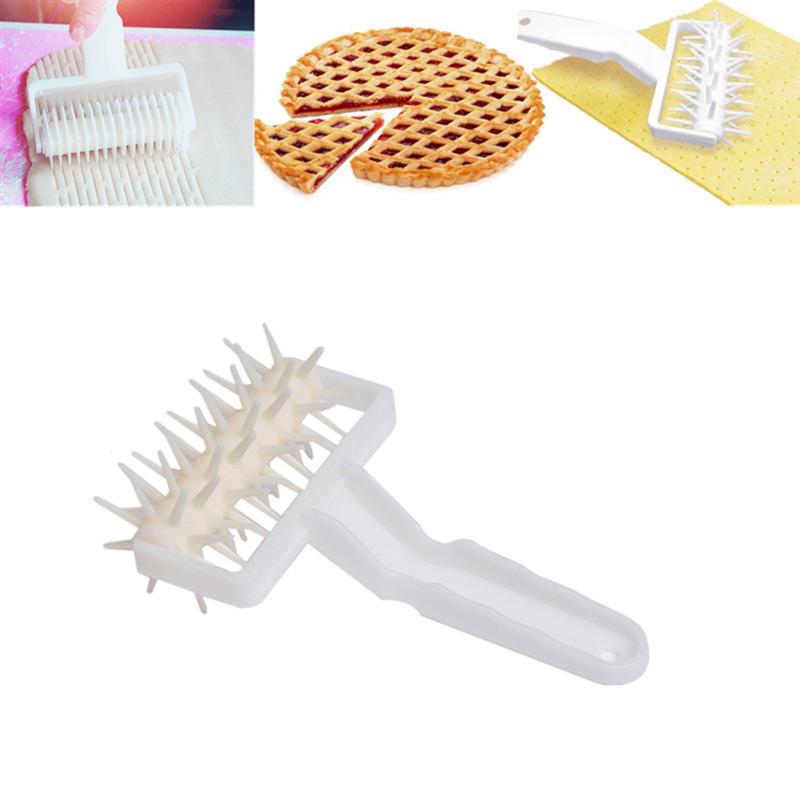 Pizza Rolling Pin Punch Plastic Pizza Dough Pie Hole Embossing Lattice Craft Pizza Hole Puncher Kitchen Baking Tools