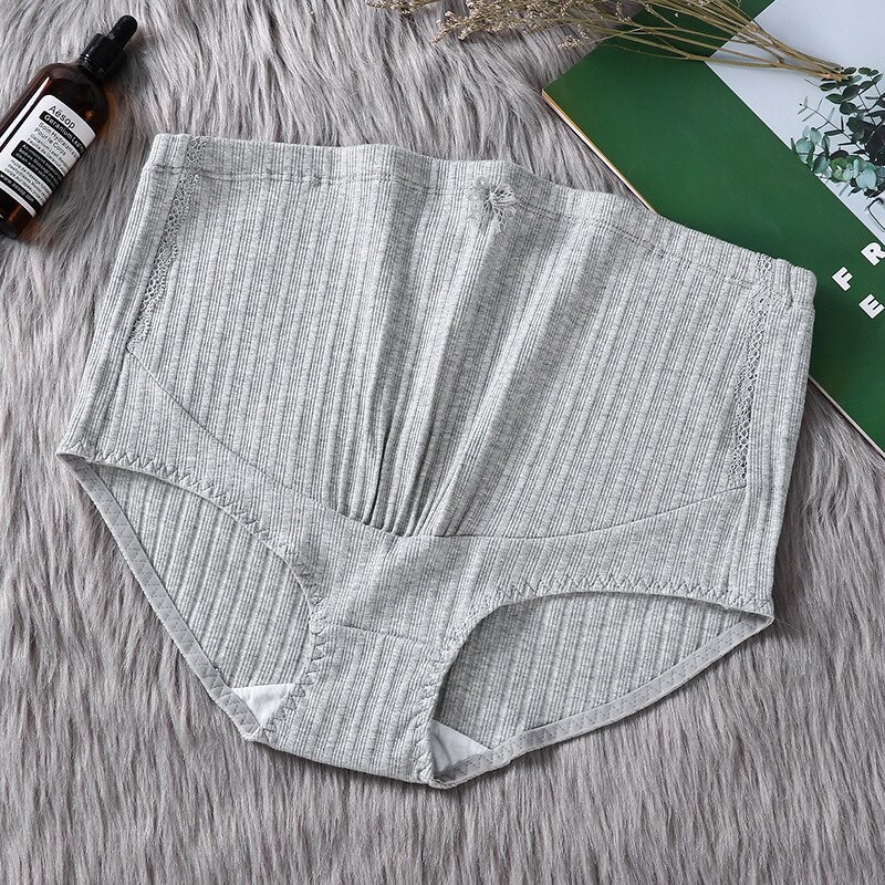 Mutandine di pizzo premaman a vita alta donne incinte pancia mutande slip gravidanza intimo donna abiti traspiranti rosa grigio