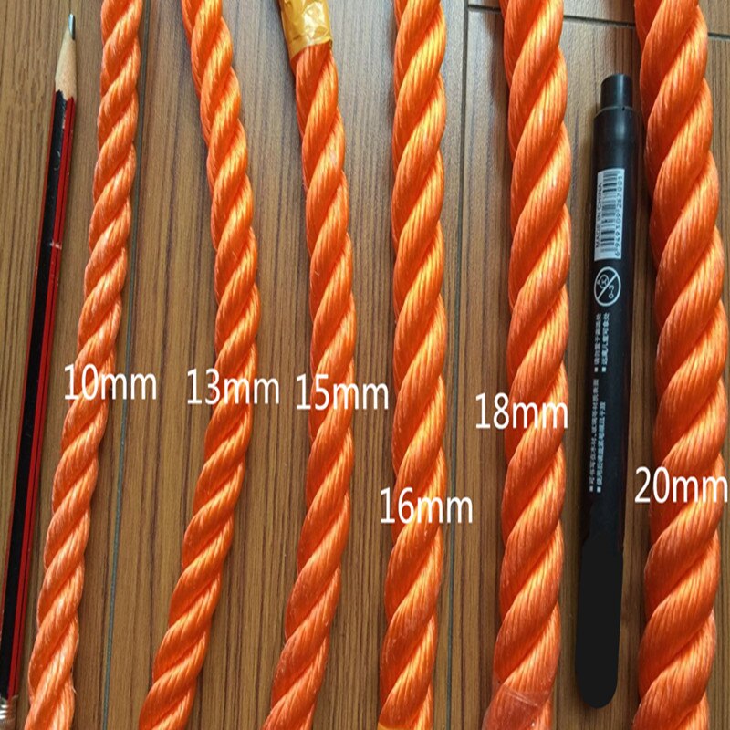 Chariots à corde en Nylon Orange imperméable de 13MM de diamètre, de diamètre, de diamètre, corde Marine, corde d'avertissement