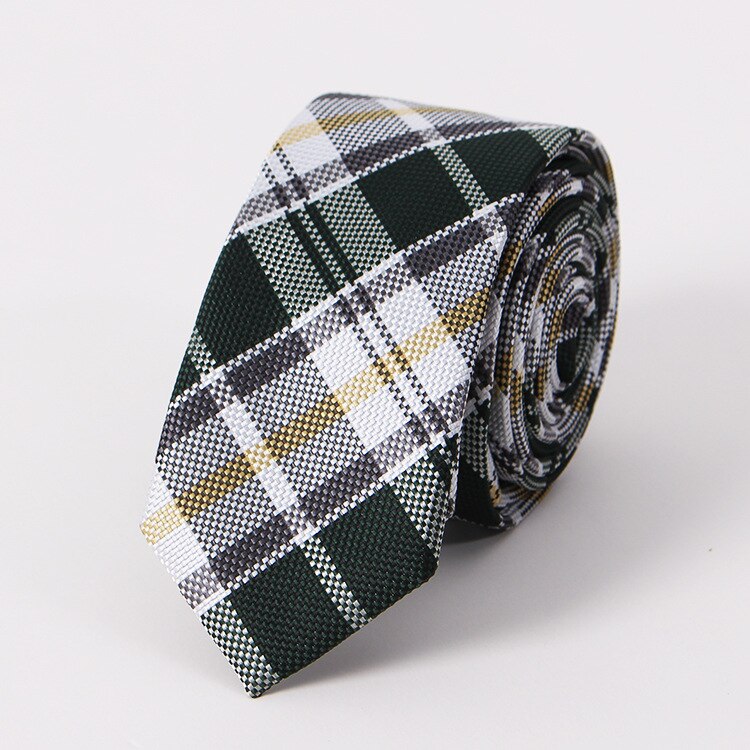 [stedet] mænds formelle forretning afslappet koreansk stil ultra-smal slips polyester jacquard slips en generation af hår