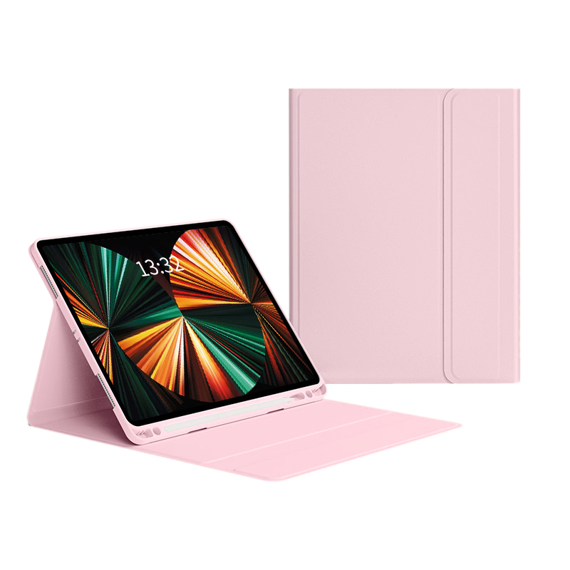 TBTIC Leather Case For iPad Air 5 4 10.9 Pro 11 10th 9th 8th 7th Gen 10.2In 5th 6th 9.7 Generation Mini 6 Cover With Pencil Slot: iPad pro 11 / Pink