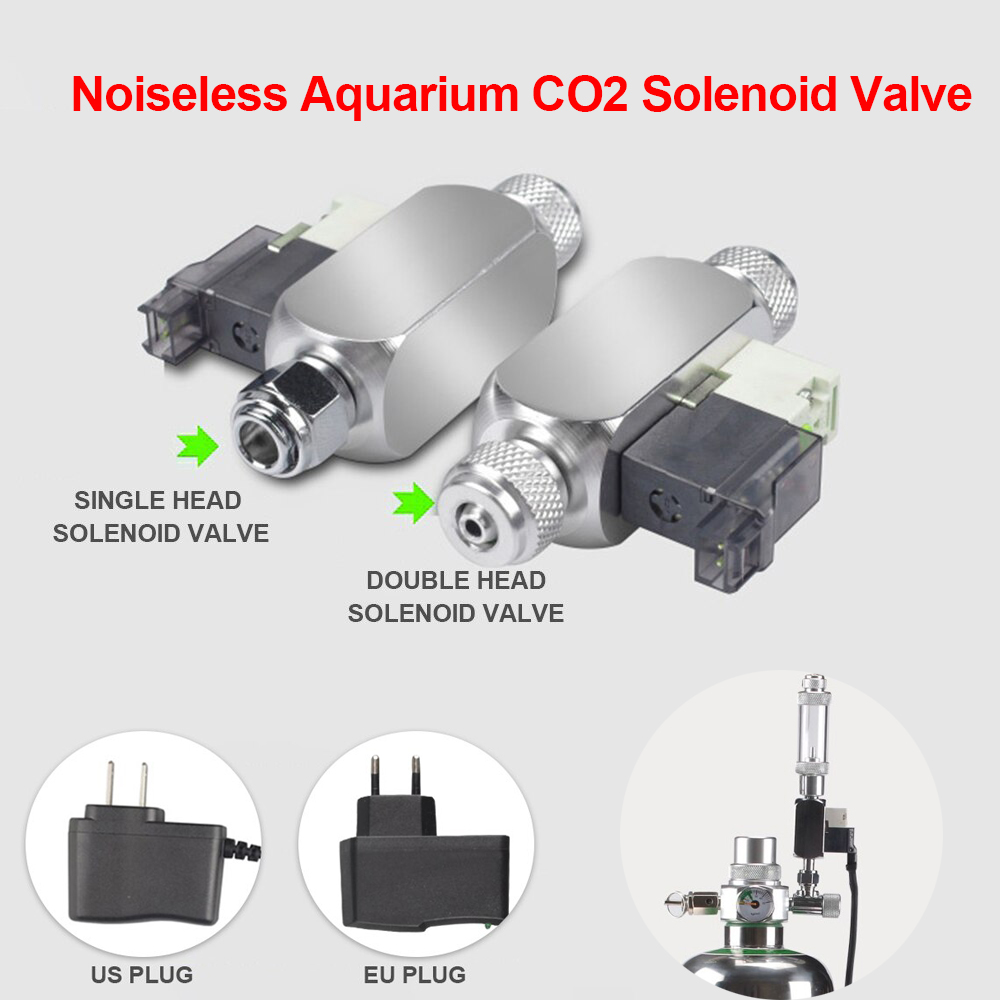 Geruisloze Aquarium Co2 Magnetische Magneetventiel Regulator 100 V-240 V Co2 Aquarium Fish Tank Elektrische Magnetische Klep
