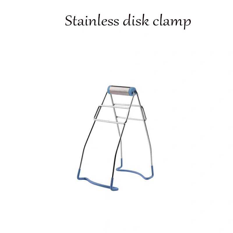 Ceramic Steamed fish plate 8/10/12inch round oval dish with disc clamp heat resisitant procelain tableware dinner set: Disk clamp