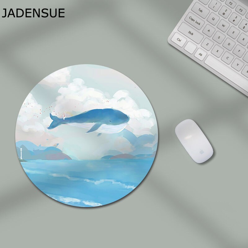 Śliczne podkładka pod mysz Kawaii podkładka pod mysz kreatywny 22cm średnica podkładka na biurko myszka do laptopa mata do myszy Mause biurko do komputera biurko maty