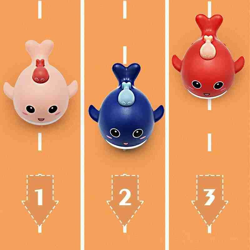 Pushing Sliding Little Dolphin Toy Inertial Pull Back Animal Plastic Car Children Pressing Toy