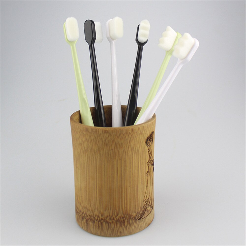 1PC Ultra-thin Super Soft Toothbrush Portable Eco-friendly Travel Outdoor Use Teeth Care Brush Oral Cleaning Oral Care Tools