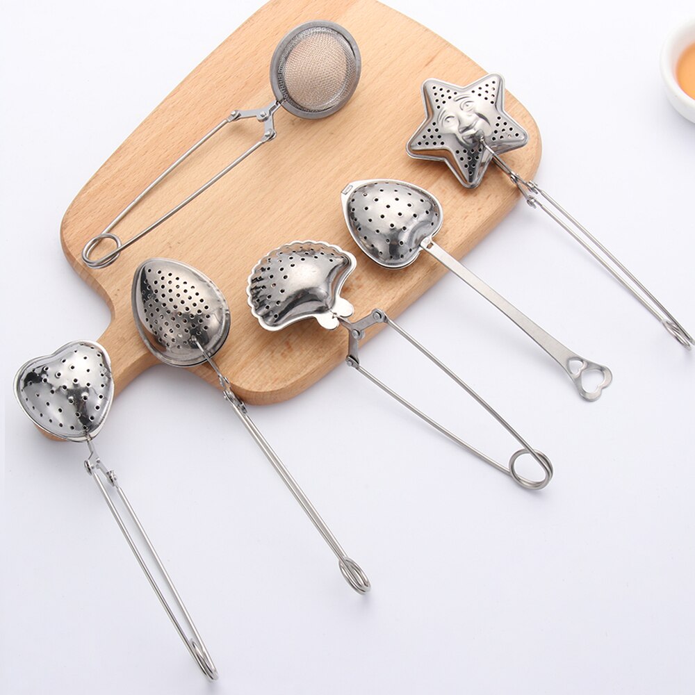 1PC Stainless Steel Tea Infuser Reusable Tea Bag Firmly Filter Tea Strainer Mug Home &amp; Living Teapot Gadgets