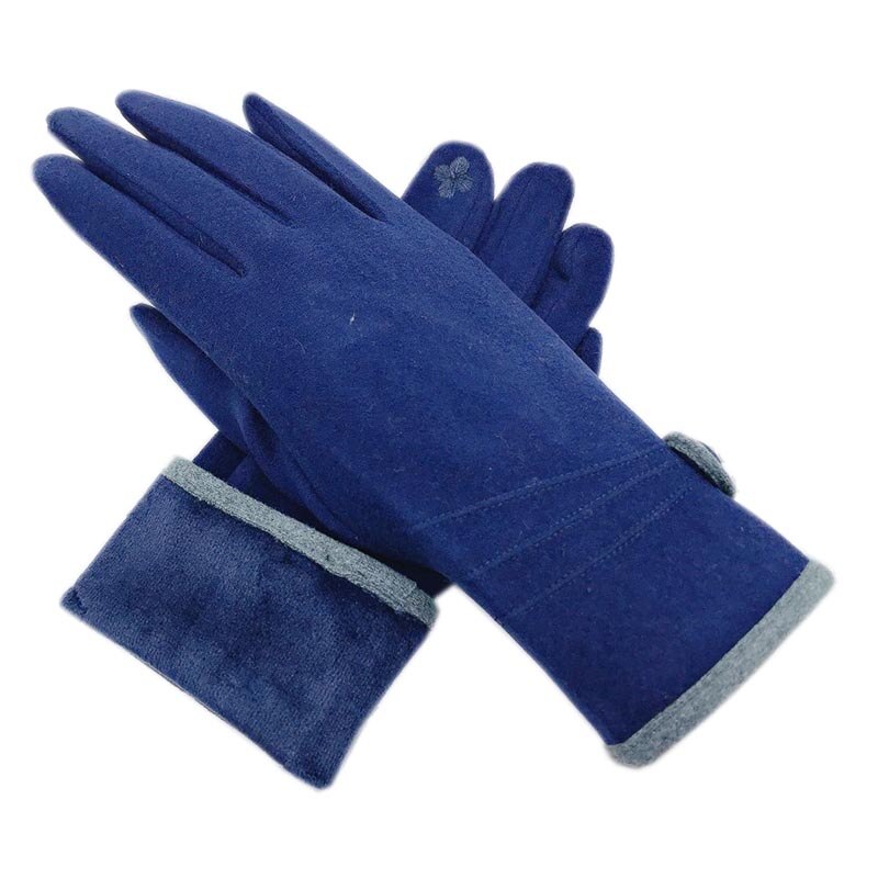 Handschoenen Winter Dames Touch Screen De Fluwelen Verdikte Pols Mode Roze Grijze Meer Blauw Handschoenen Dames Lederen Winter wa